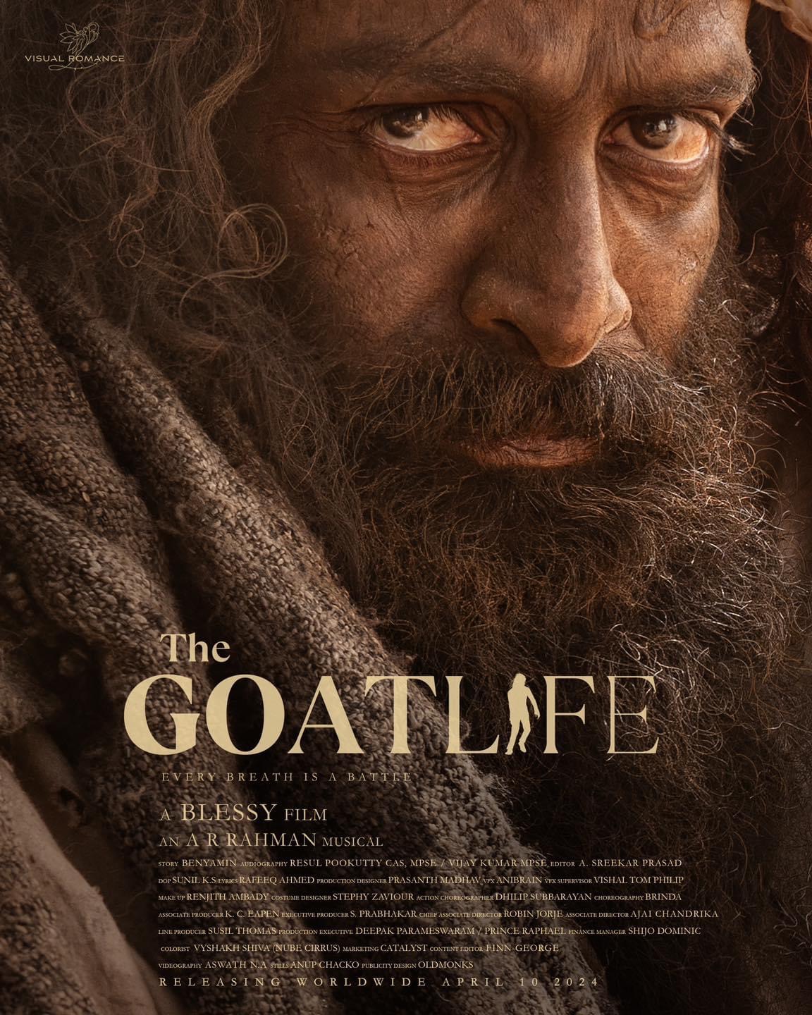 Aadujeevitham The Goat Life (2024) Hindi Dubbed Full Movie Watch Online HD Print Free Download